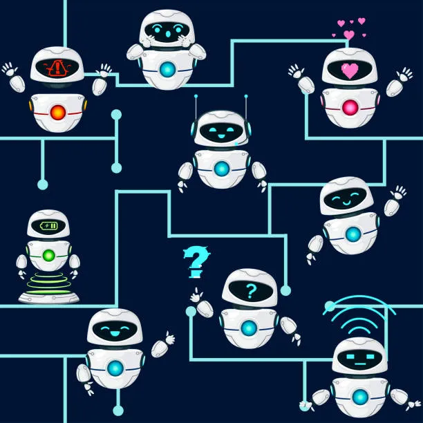 Абстрактная визуализация AI